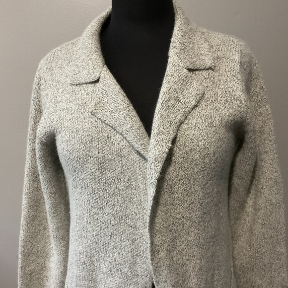 Monteau Gray Open Front Cardigan - Picture 2 of 4